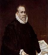 El Greco Portrait of Doctor Rodrigo de la Fuente Spain oil painting artist